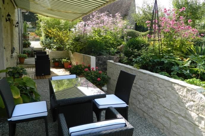 Chambres d'h&ocirc;tes avec terrasses et jardins